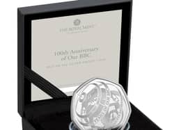The new 50p BBC coin is set to be in ‘huge demand’ for collectors as it still features the image of the late Queen. Picture by The Royal Mint