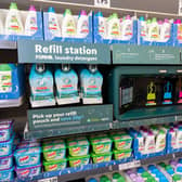 Lidl’s smart refill machines will be located on-shelf in the store’s laundry detergent section