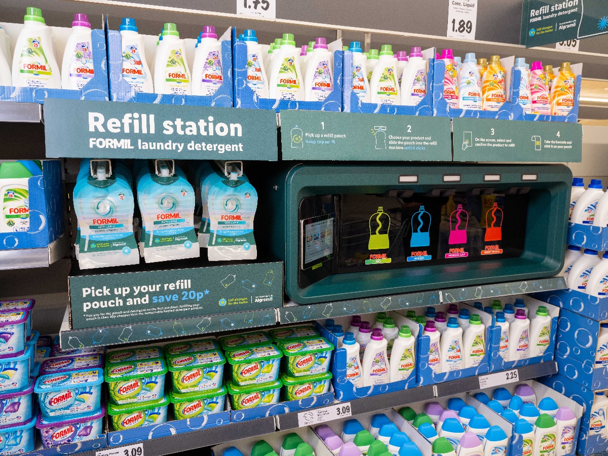 Lidl trialling mess-free smart refills for laundry detergent to reduce plastic waste and save customers cash