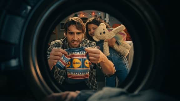 Screenshot from Lidl’s 2022 Christmas advert. Picture: Lidl