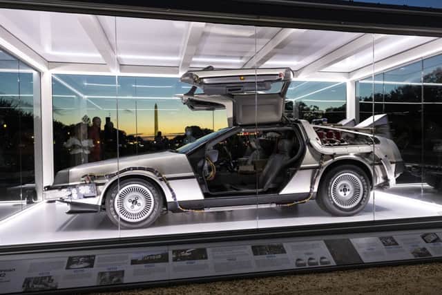 Doc Brown's time-travelling De Lorean (photo: Getty Images)