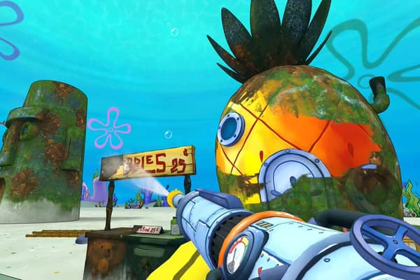 PowerWash Simulator has announced a new SpongeBob DLC