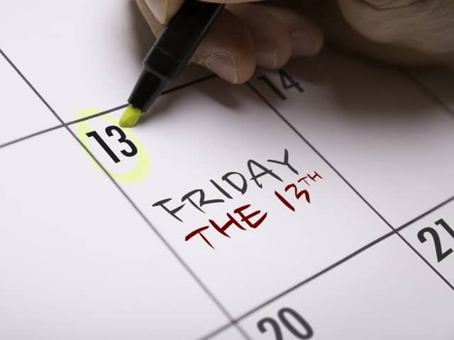 Do you consider Friday the 13th to be particularly unlucky? (Photo: Shutterstock)