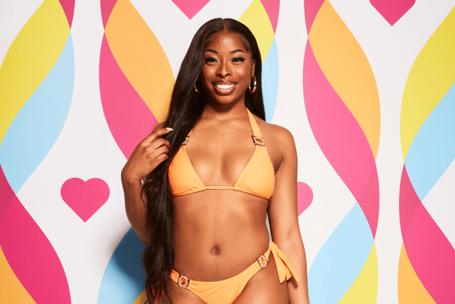 Catherine Agbaje, from Dublin, joins the 2023 summer cats of Love Island. (Credit: ITV)