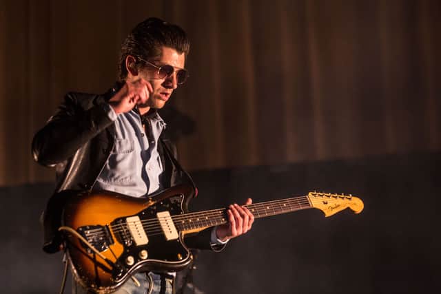 Alex Turner of Arctic Monkeys performs during the second day of Lollapalooza Buenos Aires 2019 at Hipodromo de San Isidro on March 30, 2019.