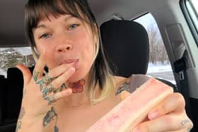 Emily Ciosek eats raw meat and makes cheese from her own spit