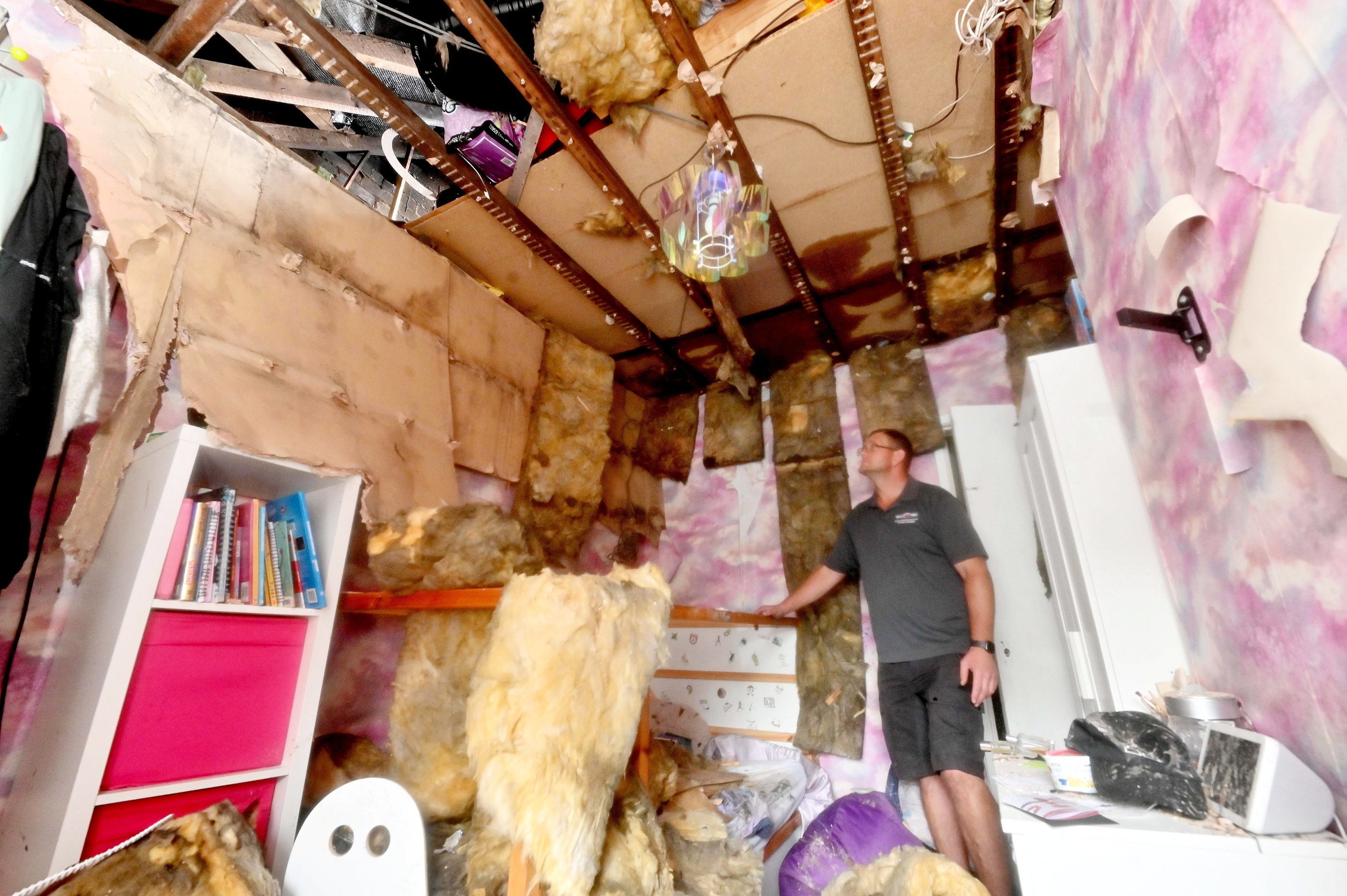Steve Force and partner Rachel Partridge's home was rocked by a ...