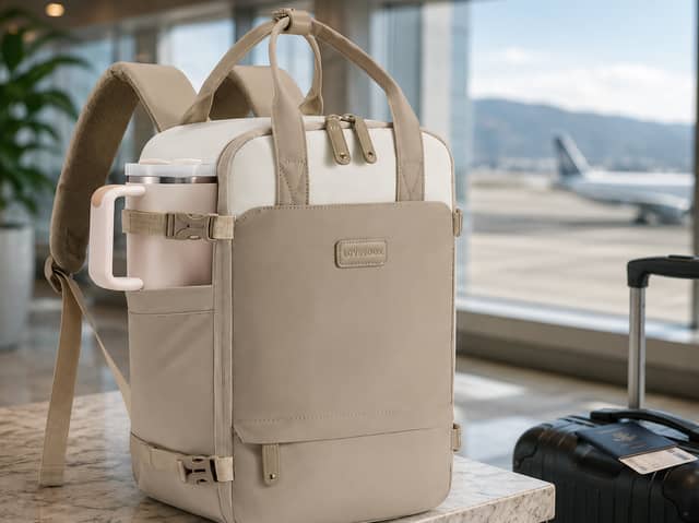 The LOVEVOOK Ryanair-friendly cabin backpack is currently reduced to £18.98 on Amazon.
