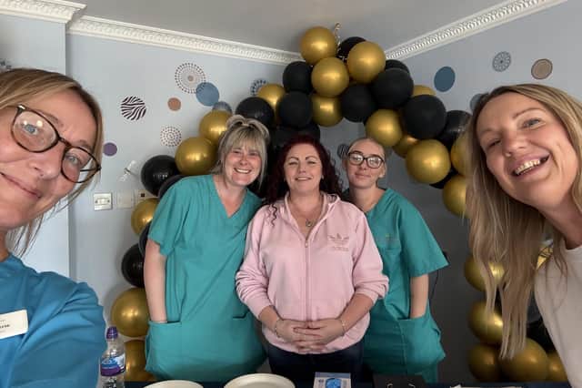 Staff at Methven House ready to start the BBQ and serve all their guests
