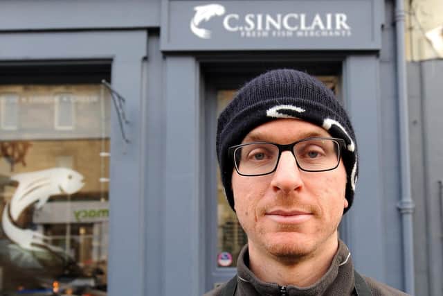 Callum Sinclair , owner of Sinclair Fishmonger