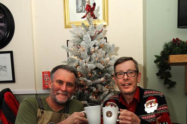Customers who might be on their own on Christmas Day are being invited along to the town coffee shop. Pic: Walter Neilson.