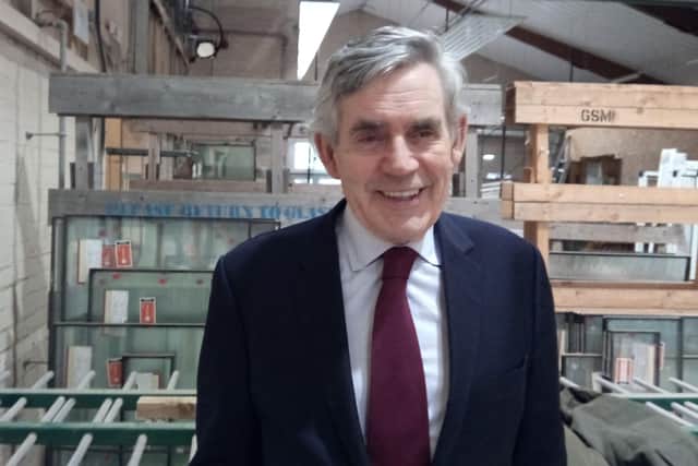 Gordon Brown joined the team of volunteers