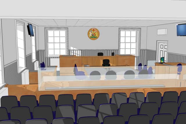 The £3.7m project will consist of two new criminal courtrooms.