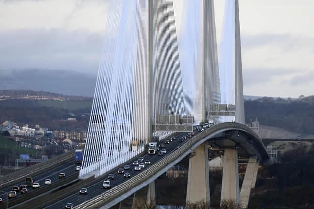 The Queensferry Crossing opened in 2017 to replace the Forth Road Bridge. Picture: Lisa Ferguson