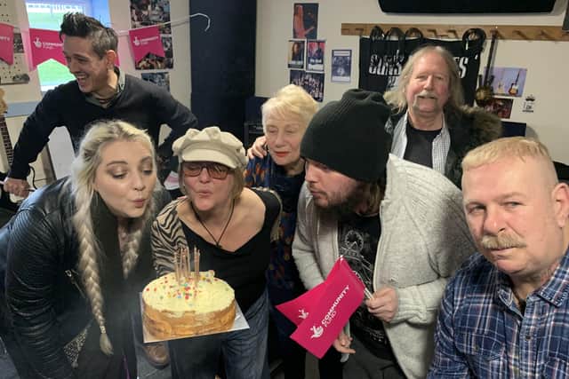 Fife Music Connections mark the birth of their project with a band rehearsal and some cake