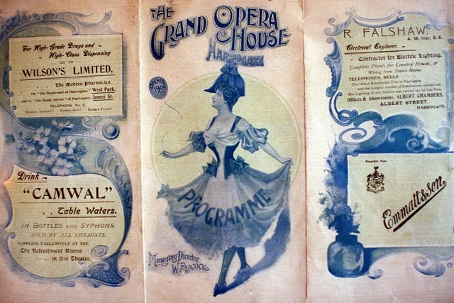 1901 programme from Harrogate Theatre