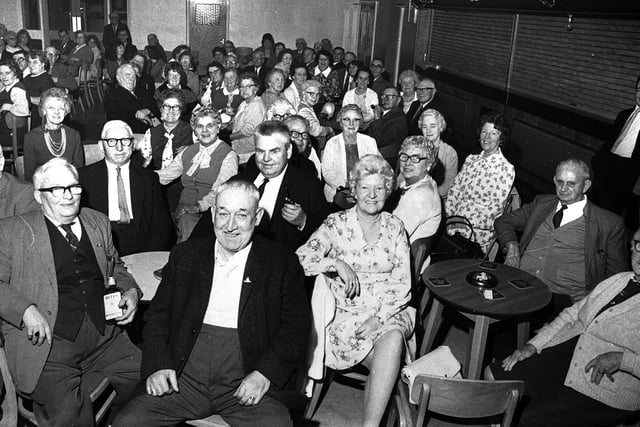 Hindley pensioners gather for a Christmas meal in the 1970s