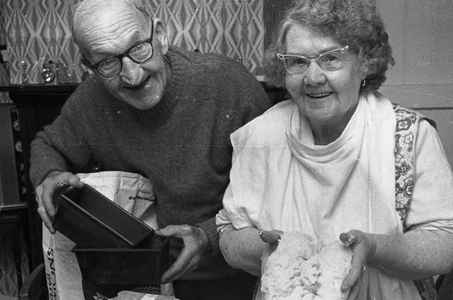Wigan couple Mr and Mrs Birkett resort to baking their own loaves to combat the bakers' strikes of 1974