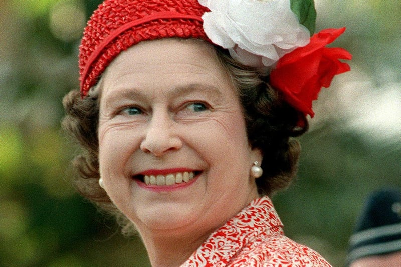 Queen Elizabeth II on a tour to Australia in 1988, seen here in Perth.