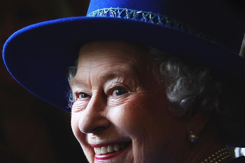 The Queen on a visit to Dreghorn Barracks in Edinburgh in 2013