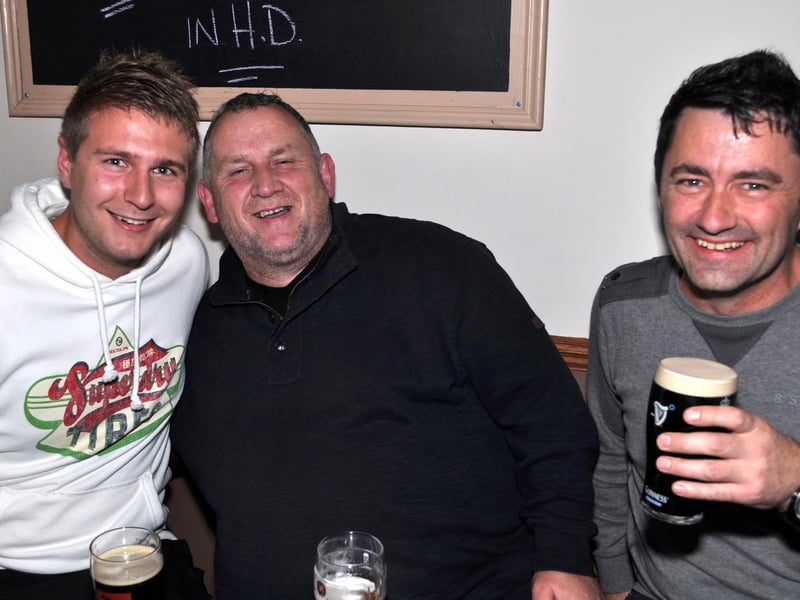 Ian, John and Richard in Scholars, in 2011.
