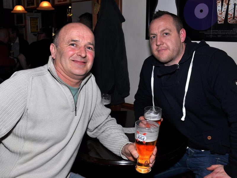 Chris and Les in Scholars in 2012.