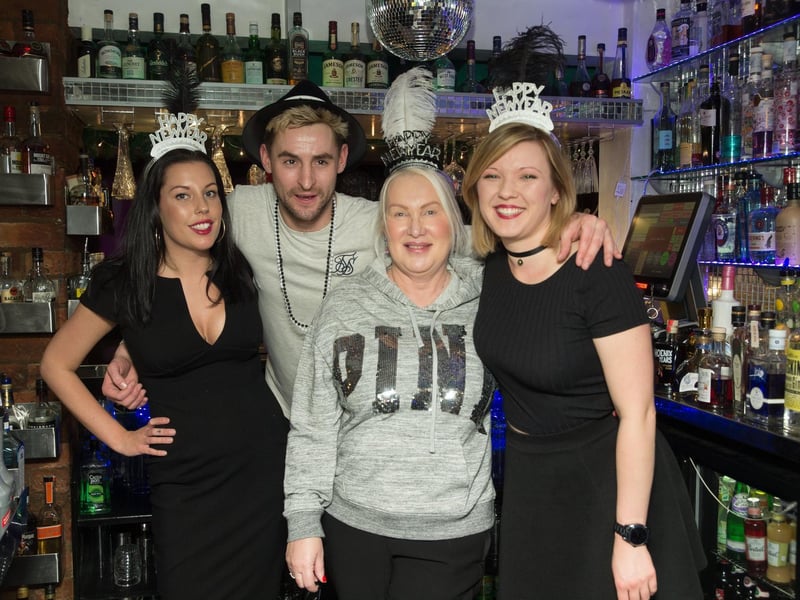 Service with a smile at Ink Bar in 2017 from Christie, Kath, Ronny and Susan.