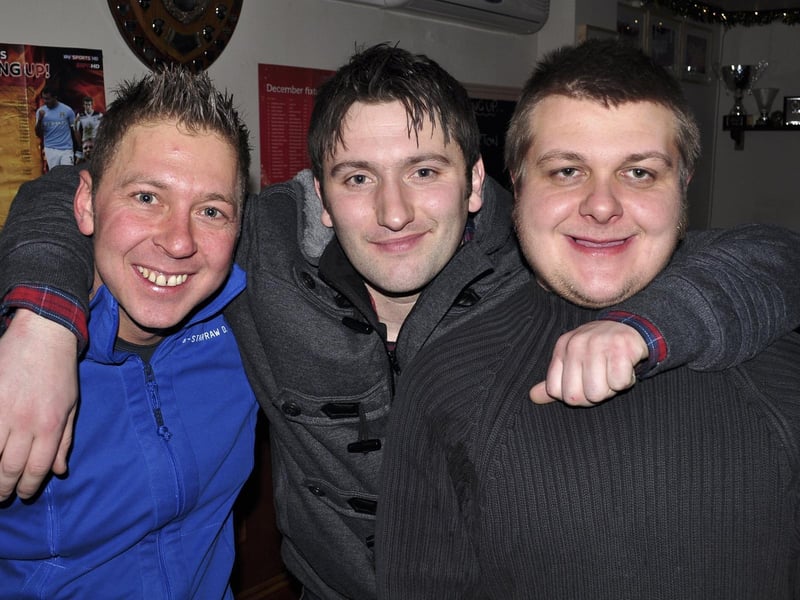 Nick, Dino and John in Scholars in 2010.