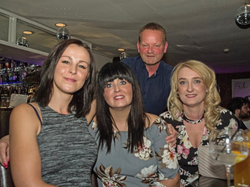 Andy, Karen, Amanda and Laura swap operating theatre for Ink Bar in 2015.