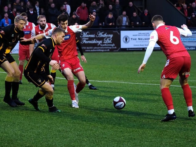 Scarborough Athletic v Morpeth Town.

Photo by Richard Ponter