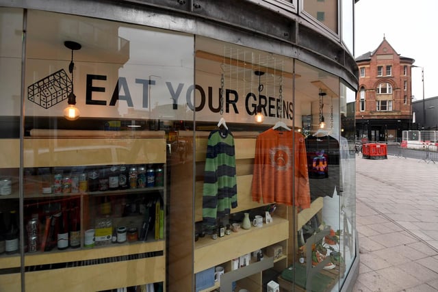 A natural wine bar and grocery store by day, Eat Your Greens becomes a European style organic restaurant by night.