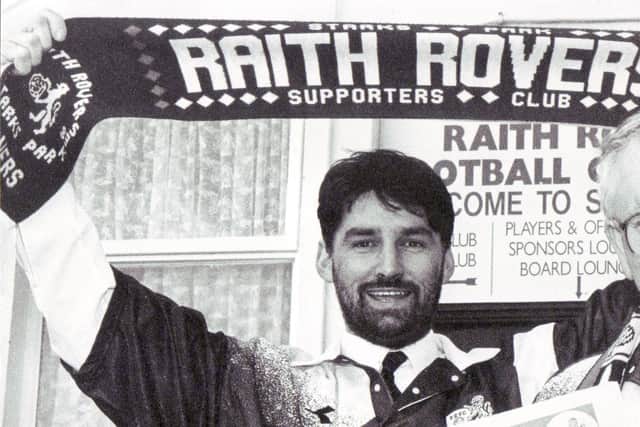 Peter was a staunch Raith supporter.