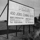 Asda sign in 1986 before construction work started.