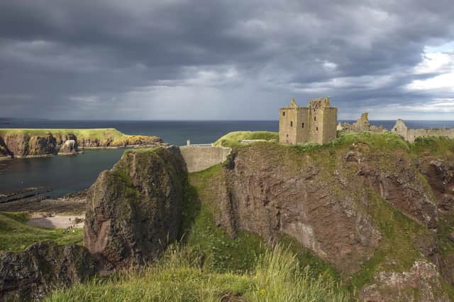 No matter the weather, Dunnottar Castle near Stonehaven in Aberdeenshire never fails to take your breath away.