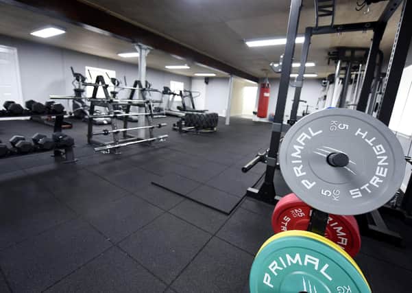 The strength and conditioning suite at Kingdom Boxing Club, Kirkcaldy. Pic: Fife Photo Agency