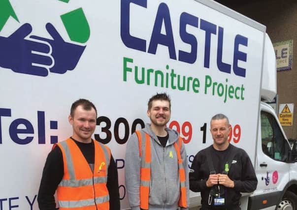 Just a call away...Castle Enterprise is best known  for its furniture project but staff and volunteers are now gainfully employed helping older people via the Elders Contact Crisis Centre.