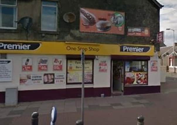 One Stop Shop Premier store in Methil. Pic: Google.