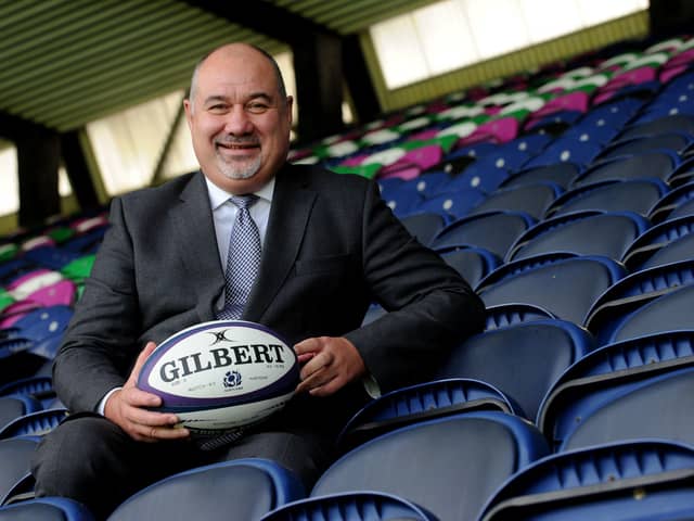 Mark Dodson, chief executive of the Scottish Rugby Union