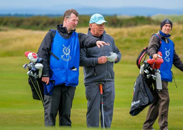 Caddy Fraser Riddler on the course. Photo courtesy of St Andrews Links Trust.