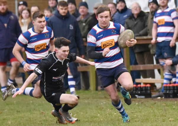 Howe of Fife have had their league season ended by rugby's governing body. Pic by Chris Reekie.