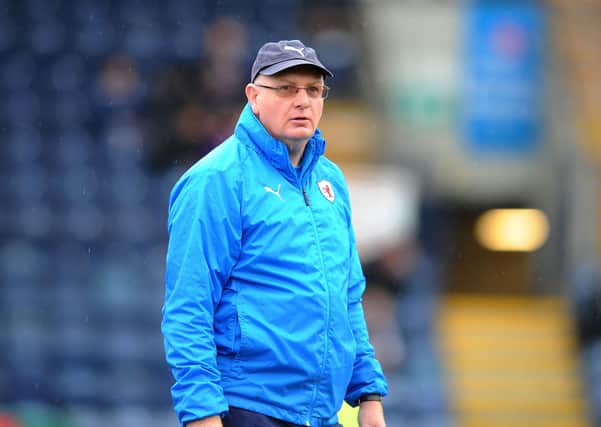 Raith Rovers manager John McGlynn. Pic: Michael Gillen