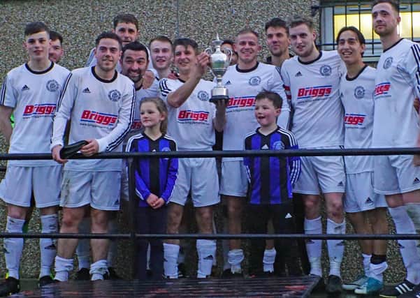 Burntisland Shipyard won the Fife Cup for the first time in the club's history in 2018.
