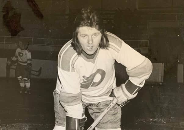 Jimmy Hunter in his Fife Flyers playing days.