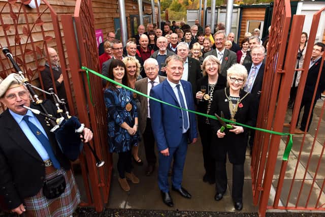 The official opening of Kinghorn Ecology Centre in 2015. Pic:  Fife Photo Agency.