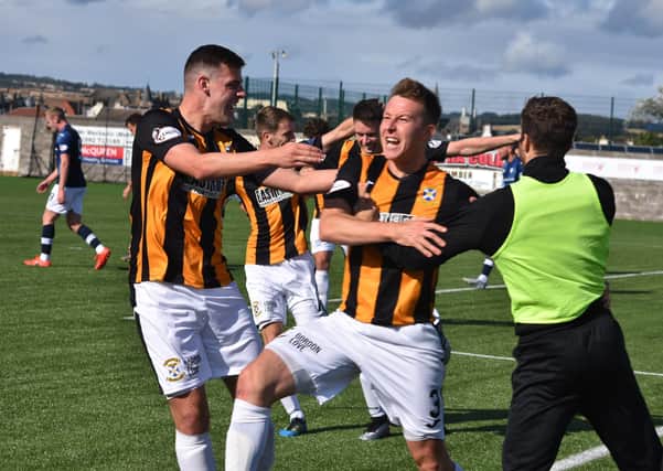 Chris Higgins combines playing with the Methil men and his role at PFA Scotland. Pic by Kenny Mackay.