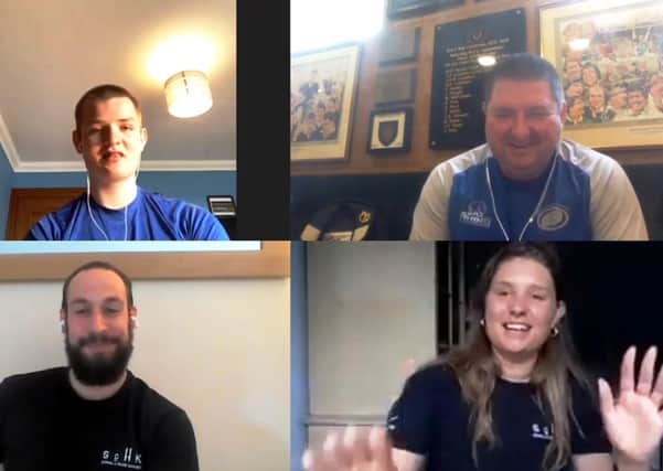 Kirkcaldy Rugby Club's new podcast featured the School of Hard Knocks as guests