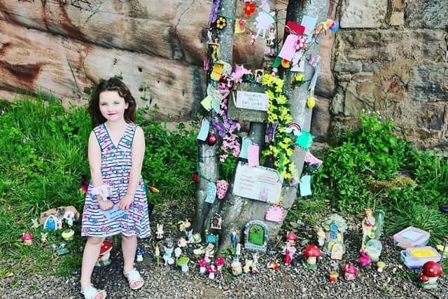 Alice made the fairy garden at the start of lockdown.
