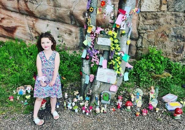 Alice made the fairy garden at the start of lockdown.