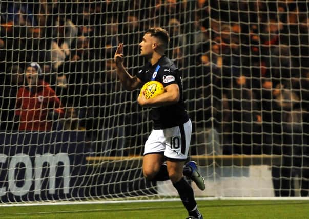 Lewis Vaughan's hat trick against Dunfermline was an online hit recently during lockdown (Pic: Fife Photo Agency)