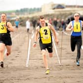 Racing at last year's Kirkcaldy's Beach Highland Games (Pic: Fife Photo Agency)